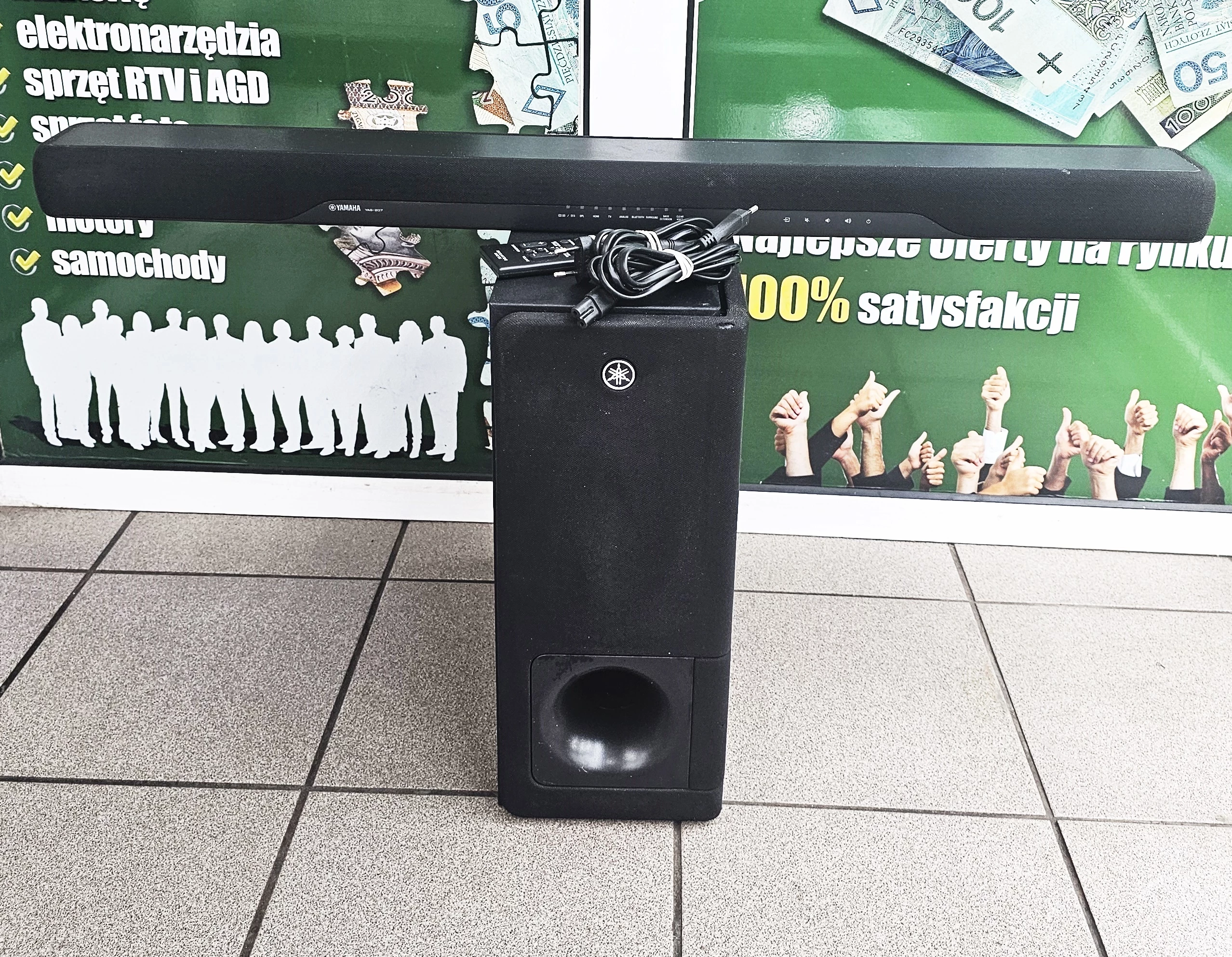 soundbar-yamaha-yas-207-subwoofer-yamaha-ns-wsw42-pilot-kable-radosna-38-wroclaw