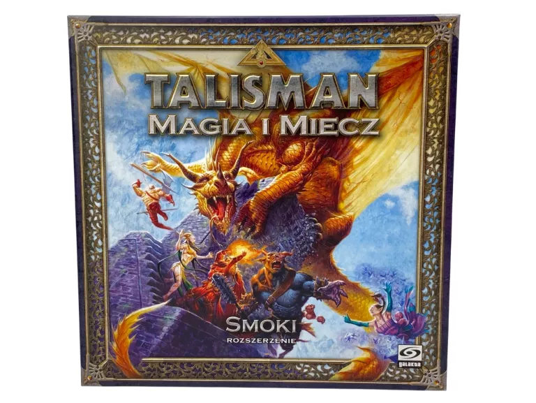 GRA PLANSZOWA TALISMAN MAGIA I MIECZ SMOKI DRUGA EDYCJA GALAKTA POLSKA