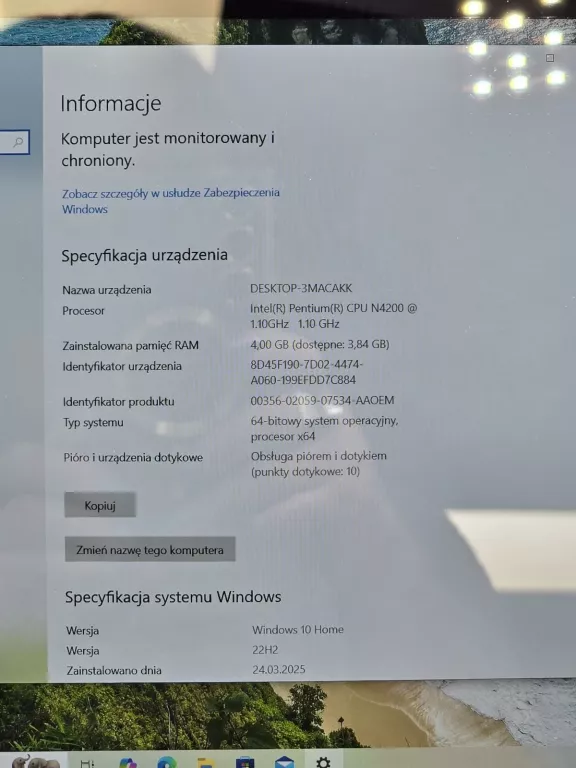 TABLET ACER SWIFT SW312-31 INTELPENTIUM/4GB/128GB/WIN10