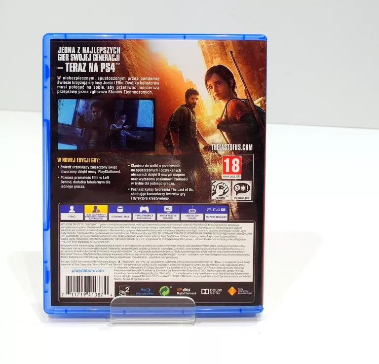 THE LAST OF US REMASTERED PLAYSTATION 4 POLSKI DUBBING