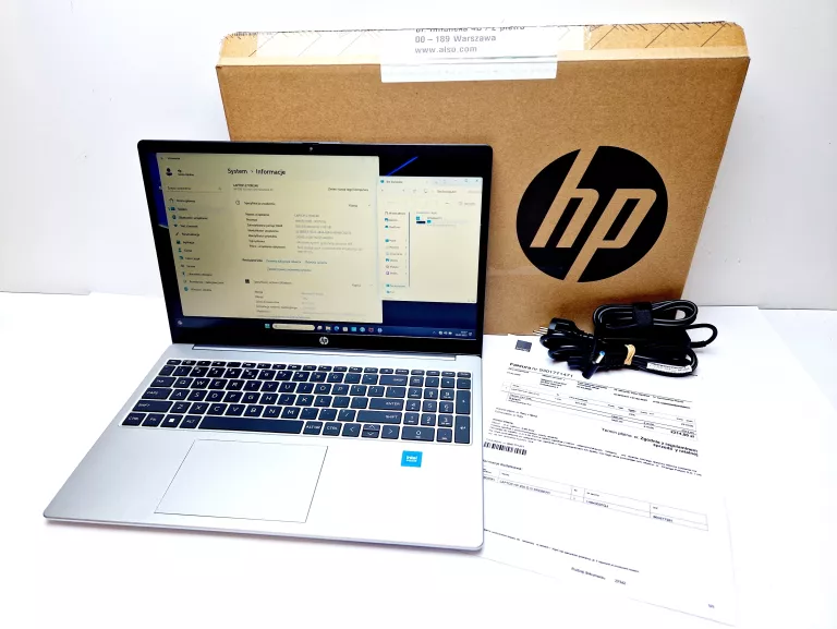 LAPTOP HP 250 G10 INTEL N 512GB SSD 8GB RAM KOMPLET
