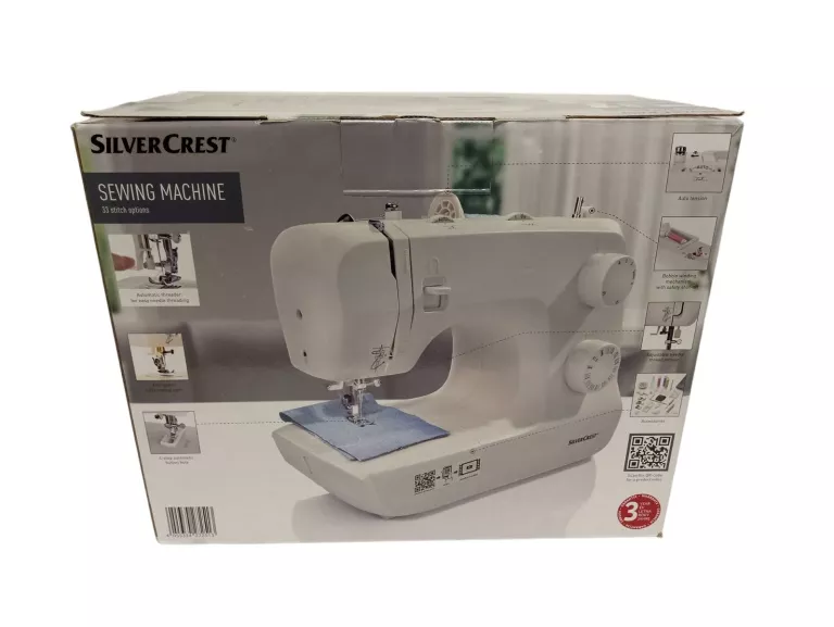 MASZYNA DO SZYCIA SILVERCREST SNM 33 ŚCIEG OVERLOK