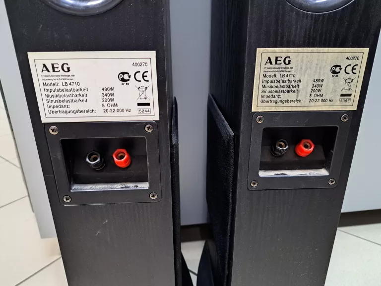 KOLUMNY GŁOŚNIKOWE AEG LB 4710