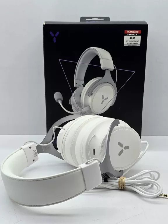 ZESTAW SŁUCHAWKOWY ISY IGH-2000-WT SUPER STAN ZOBACZ
