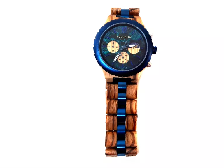 DREWNIANY ZEGAREK BOBOBIRD 1313