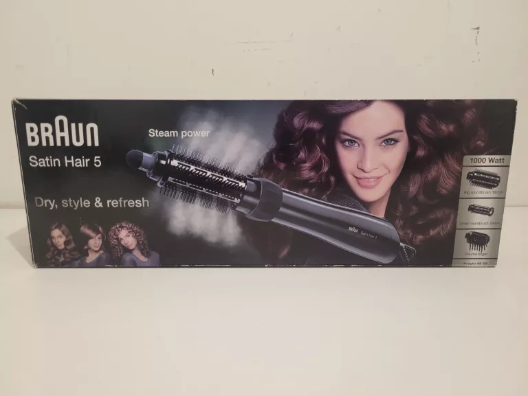 LOKÓWKO-SUSZARKA BRAUN SATIN HAIR 5 MODEL AS 530 (3536) ZESTAW