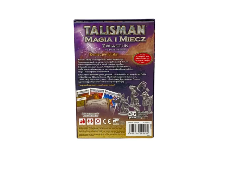 GRA PLANSZOWA TALISMAN MAGIA I MIECZ ZWIASTUN DRUGA EDYCJA GALAKTA POLSKA