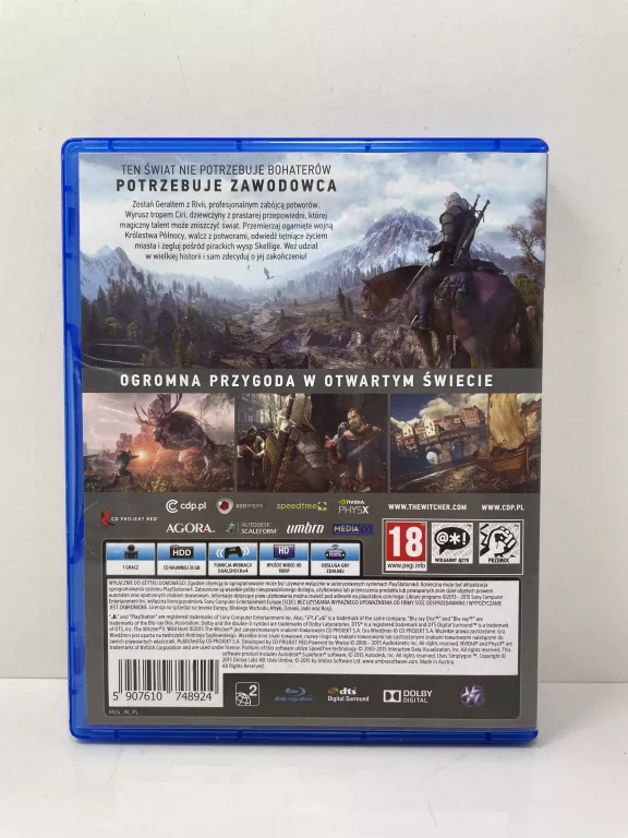 WIEDŹMIN 3 PS4