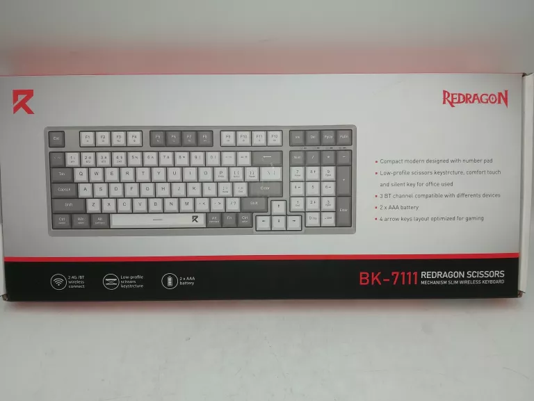 KLAWIATURA BEZPRZEWODOWA REDRAGON BK-7111 KOMPLET