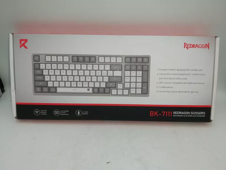 KLAWIATURA BEZPRZEWODOWA REDRAGON BK-7111 KOMPLET