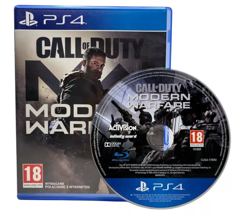 GRA NA PS4 CALL OF DUTY MODERN WARFARE (PL)