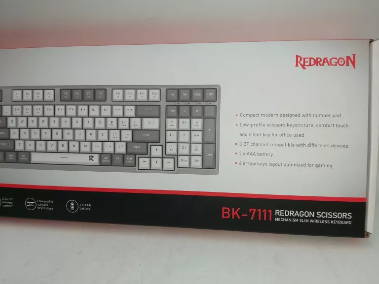 KLAWIATURA BEZPRZEWODOWA REDRAGON BK-7111 KOMPLET