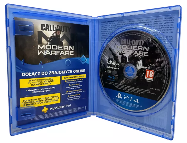 GRA NA PS4 CALL OF DUTY MODERN WARFARE (PL)