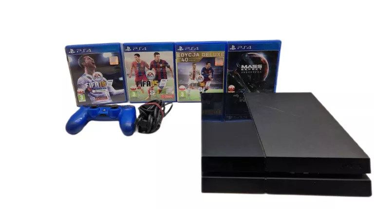 ZESTAW KONSOLA SONY PS4 GRY PAD