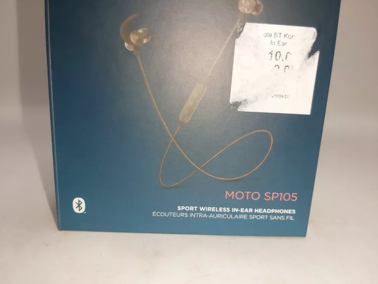 SŁUCHAWKI BLUETOOTH MOTOROLA MOTO SP105 PUDEŁKO KOMPLET