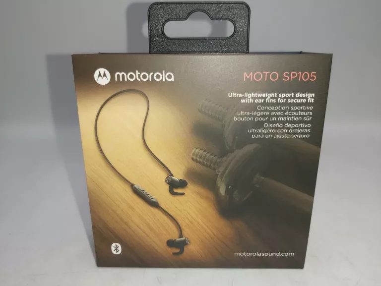 SŁUCHAWKI BLUETOOTH MOTOROLA MOTO SP105 PUDEŁKO KOMPLET
