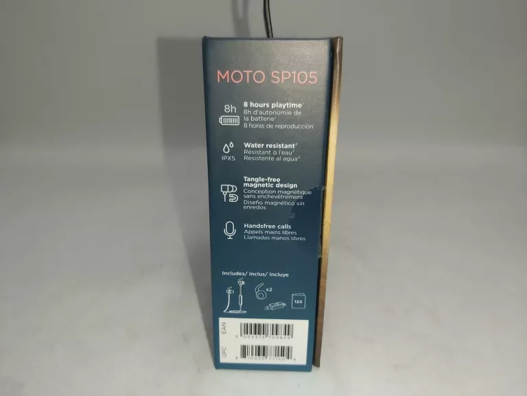 SŁUCHAWKI BLUETOOTH MOTOROLA MOTO SP105 PUDEŁKO KOMPLET