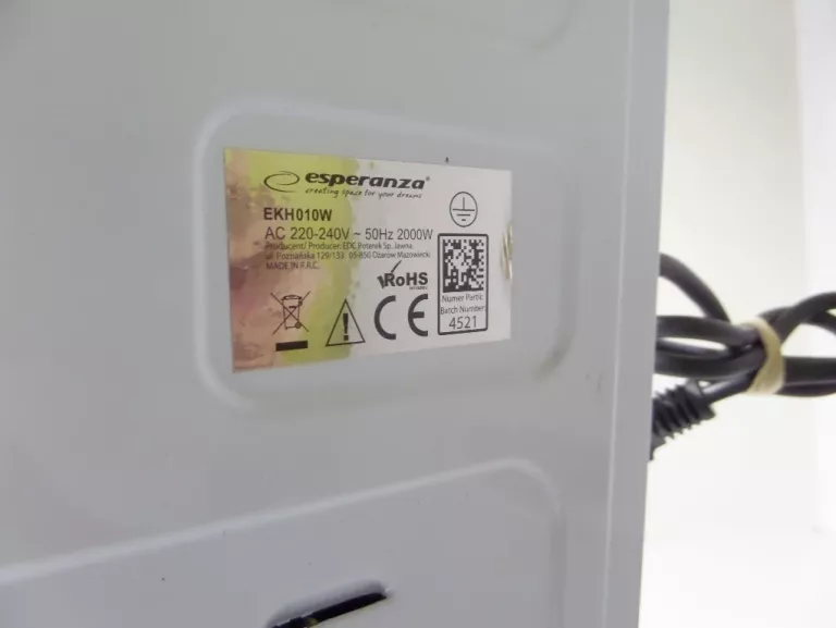 KUCHENKA ELEKTRYCZNA DWUPALNIKOWA ESPERANZA EKH 010W