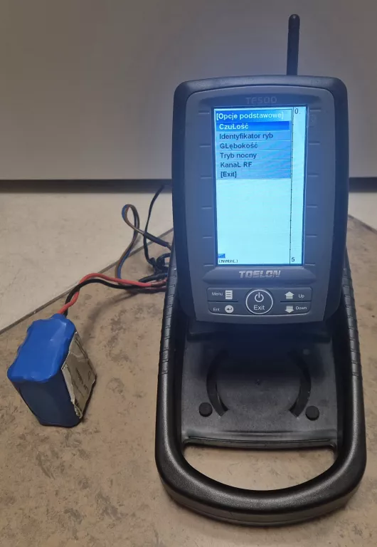 ŁÓDKA ZANĘTOWA MAGNUM MINI + MONITOR ECHOSONDY TOSLON TF500 +TOSLON X-PILO