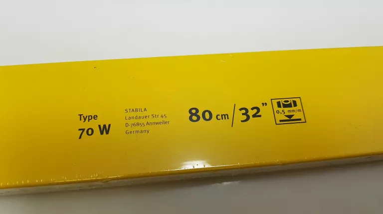 STABILA TYP 70 W POZIOMICA Z NASTAWNĄ LIBELKĄ 80 CM 02475