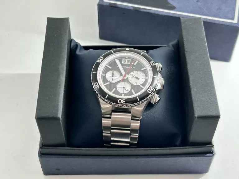 ZEGAREK SPINNAKER HYDROFOIL PANDA CHRONO BIG-DATE SP-5086-11 KARTONIK