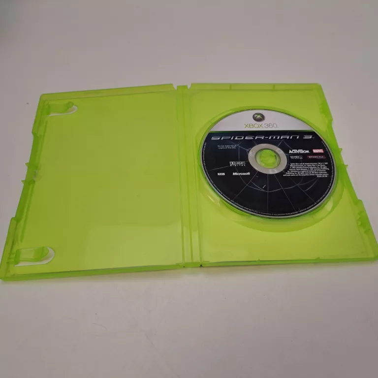 SPIDER-MAN 3 XBOX 360