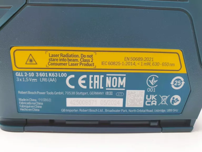 LASER KRZYŻOWY BOSCH PROFESSIONAL GLL 2-10 KOMPLET
