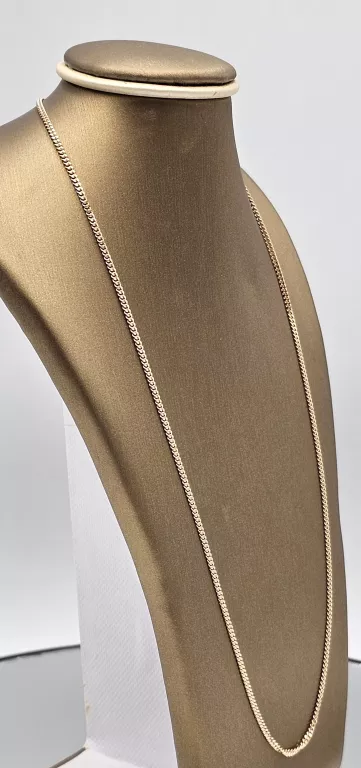 PIĘKNY ZŁOTY ŁANCUSZEK 4,08G 585 46CM
