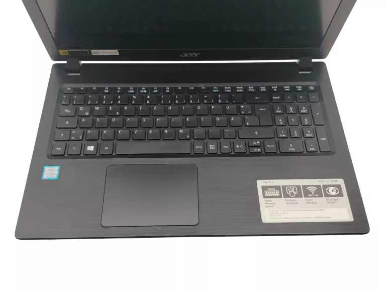 LAPTOP ACER ASPIRE 3 I3-8130U 4/1000GB HDD 15,6" WIN 10