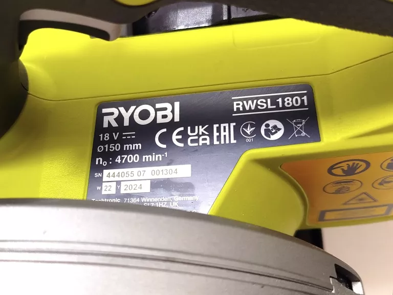 PILARKA TARCZOWA RYOBI RWSL1801 AKU