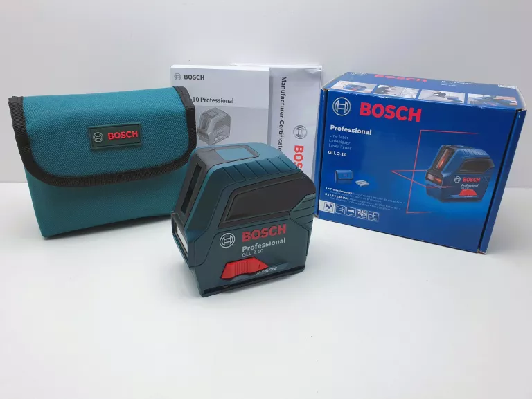LASER KRZYŻOWY BOSCH PROFESSIONAL GLL 2-10 KOMPLET