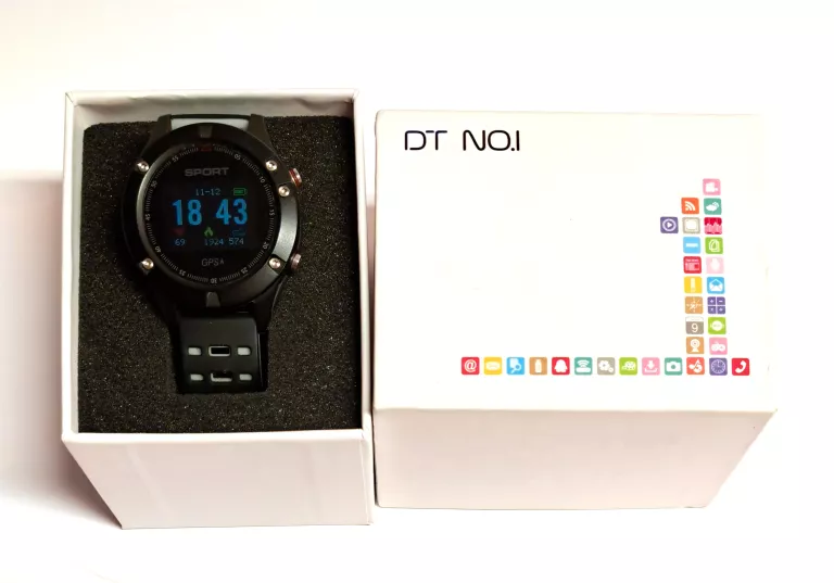 SMART WATCH MĘSKI CZARNY Y-K27-203 DT NO.I