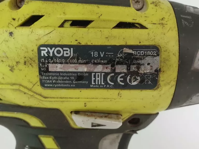 WIERTARKO-WKRETARKA RYOBI RCD1802