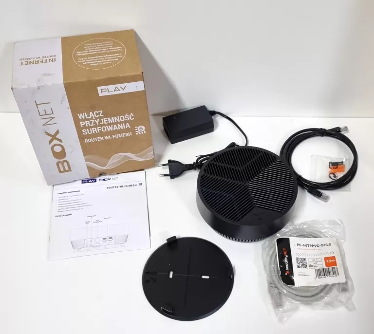 ROUTER PLAY BOX NET NME5410 KOMPLET JAK NOWY