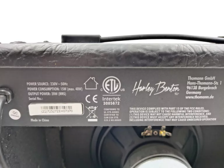 WZMACNIACZ GITAROWY HARLEY BENTON HB-20R 20W