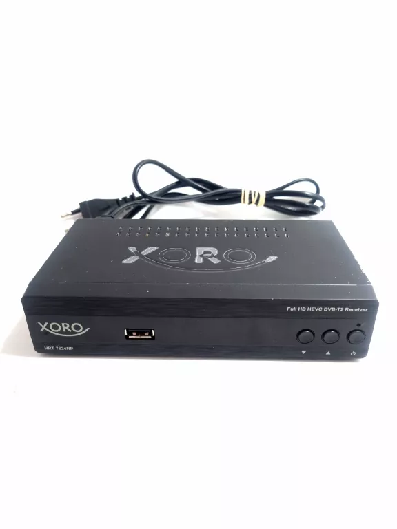 DEKODER TUNER XORO DVB-T2 FHD METALOWA OBUDOWA