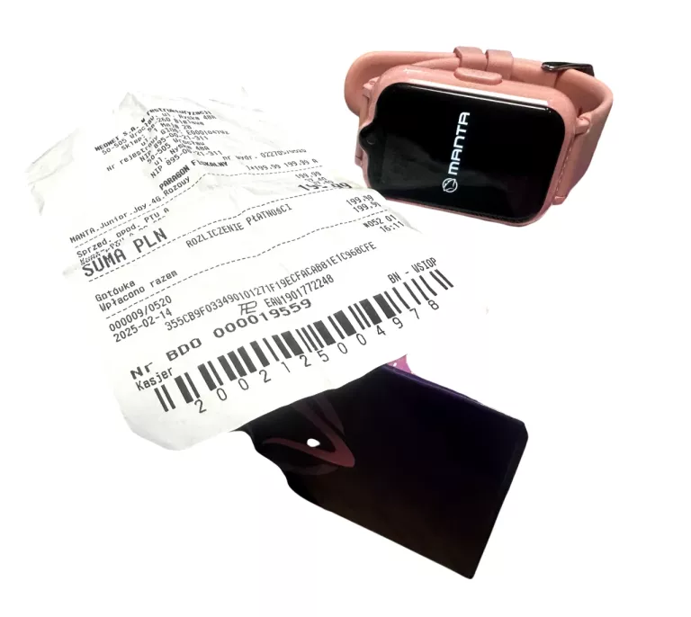 SMARTWATCH MANTA JUNIOR JOY 4G RÓŻOWY Z GWARANCJĄ!