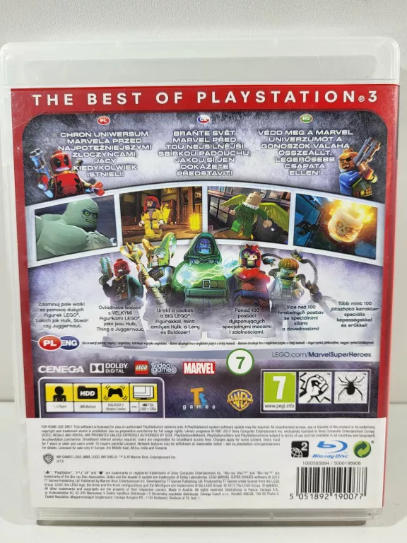 LEGO MARVEL SUPER HEROES PS3 5051892190077