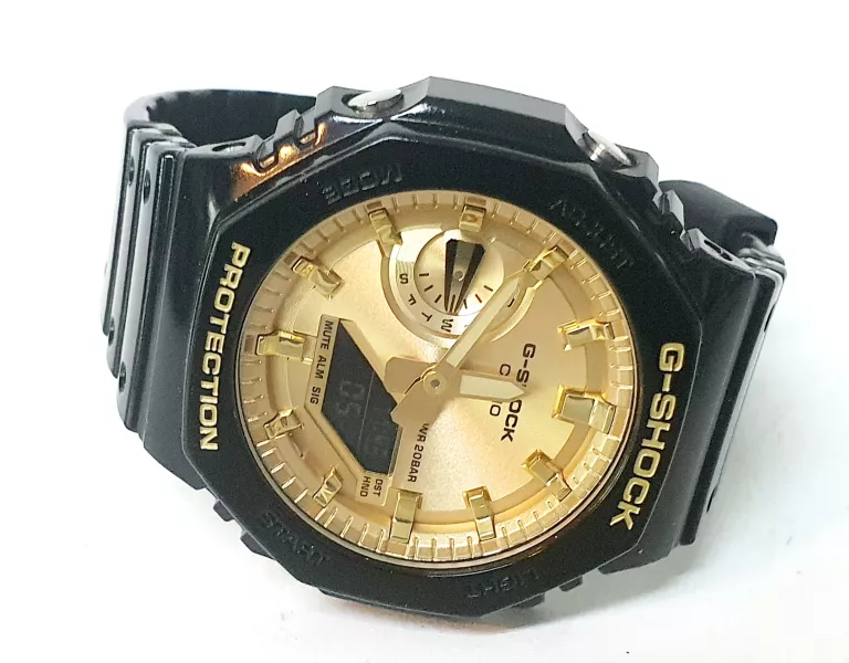ZEGAREK CASIO G-SHOCK GA-2100GB-1AER ZŁOTY KOMPLET