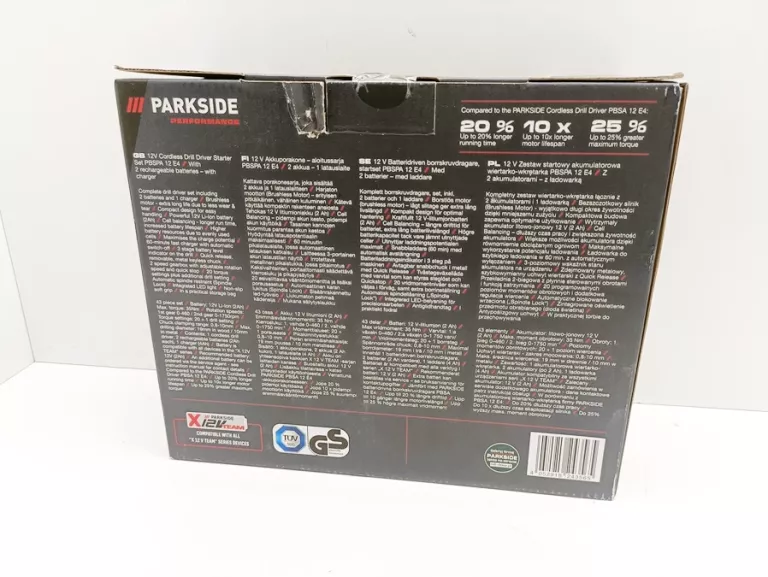 WIERTARKA WKRĘTARKA PARKSIDE PERFORMANCE PBSPA 2 X AKUMULATOR, 40 AKCESORI