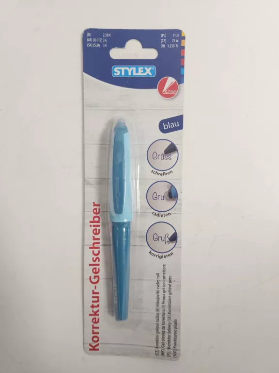 PIÓRO KULKOWE STYLEX NIEBIESKI [250308019]