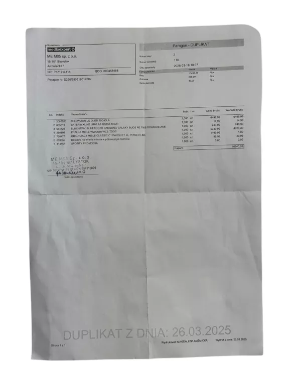 ODKURZACZ MIELE CLASSIC C1 PARQUET XL POWER LINE 800W