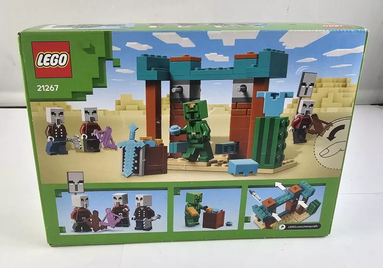 LEGO MINECRAFT 21267 PUSTYNNY PATROL ZŁOSADNIKÓW