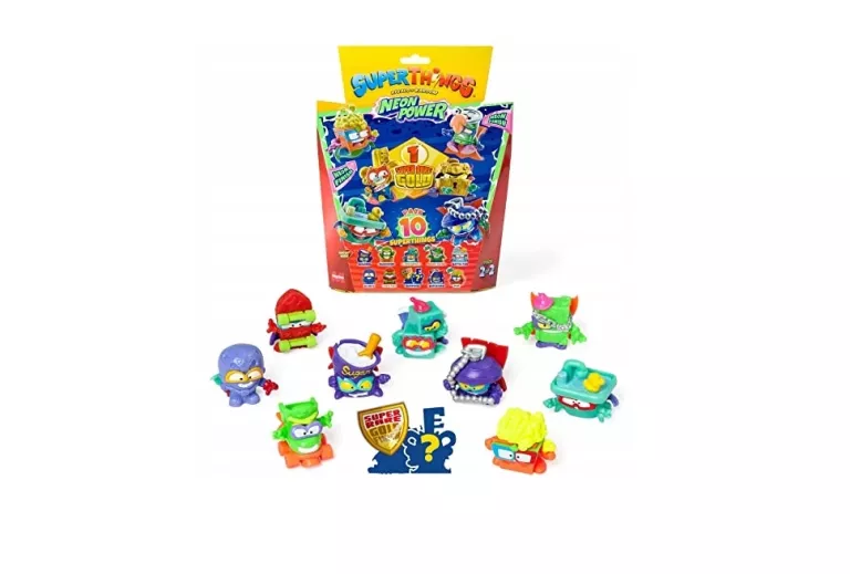 SUPERTHINGS RIVALS OF KABOOM, SERIES NEON POWER - PACK OF 10 SUPERTHINGS