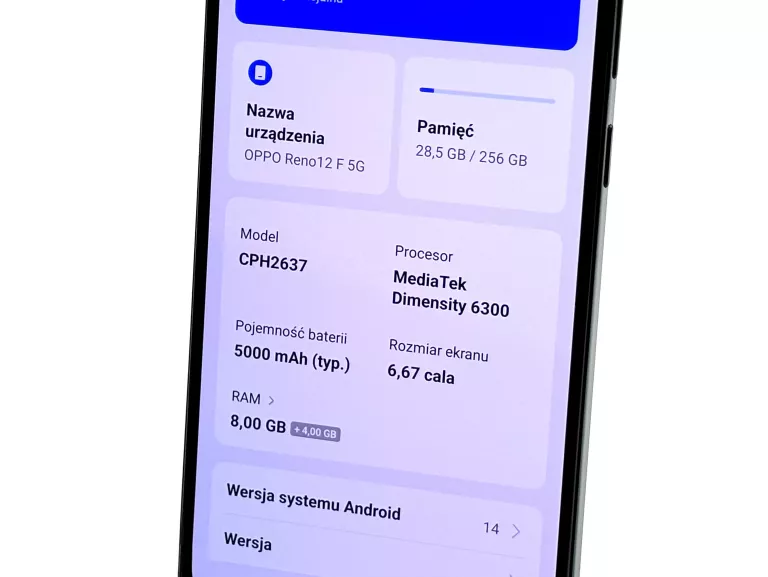 OPPO RENO12 F 5G 8/256GB CPH2637 ZIELONY