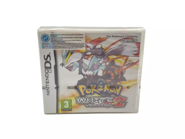 GRA POKEMON: WHITE VERSION 2 NINTENDO DS ORYGINALNIE ZAFOLIOWANA!