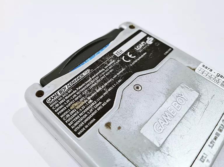 KONSOLA GAME BOY ADVANCE SP + GRA + KABEL USB