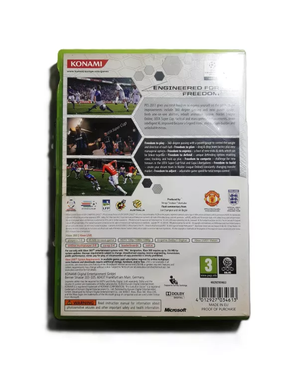 GRA NA XBOX 360 PES 2011