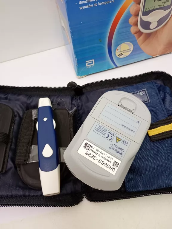 GLUKOMETR MEDI SENSE OPTIMUM ZESTAW DO KONTROLI CUKRZYCY