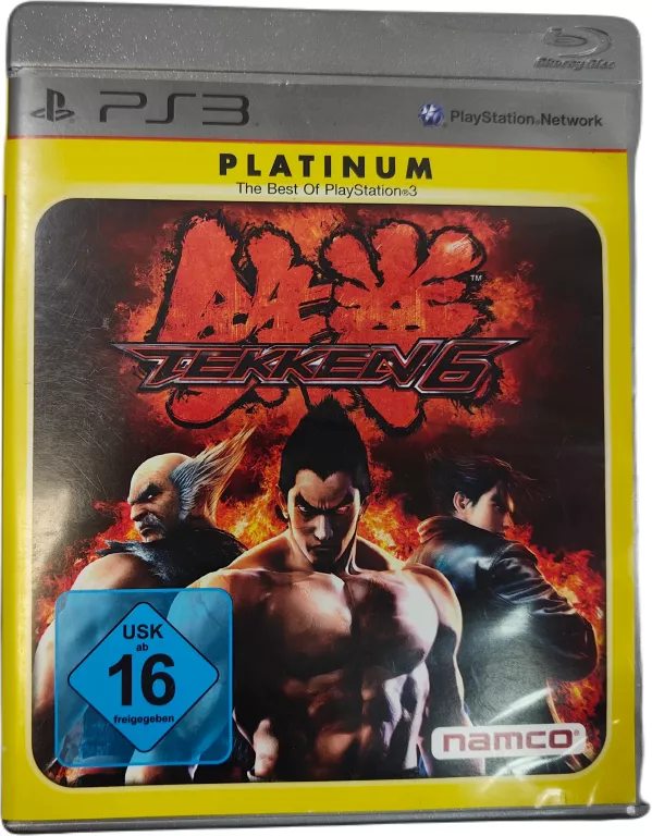 GRA NA KONSOLE PLAYSTATION 3 TEKKEN 6 PS3 NIEMIECKA WERSJA